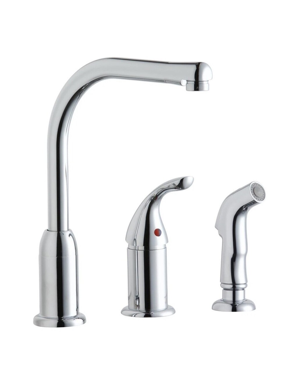 Elkay LK3001CR Deck Mount Kitchen Faucet with Remote Lever Handle Chrome